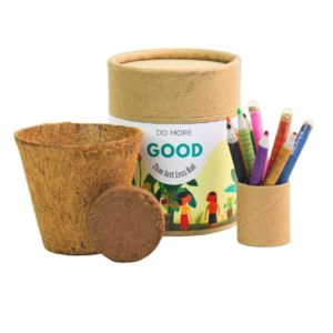 Grow Pro - Mini Seed Colouring Pencils with Cocopot & Cocopeat