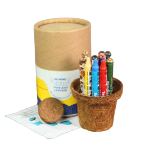 Earthling Eco Kit - Plantable Crayons & Mini Cocopot Set