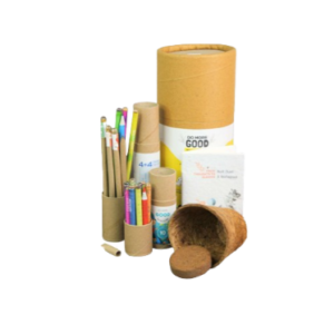 Mega Grow Kit with Paper Seed Pen, Coloring Pencils, Notepad, and Cocopeat