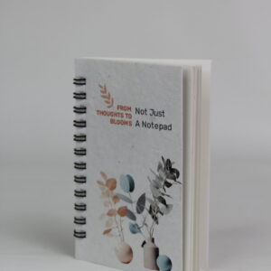 Eco Wired Mini Plantable Notepad - Sustainable Plantable Stationery