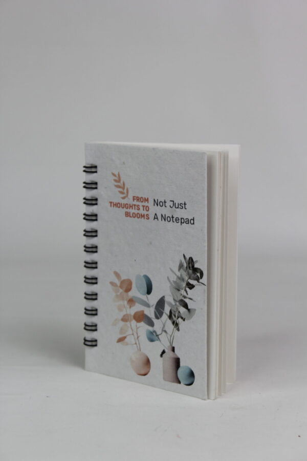 Eco Wired Mini Plantable Notepad - Sustainable Plantable Stationery