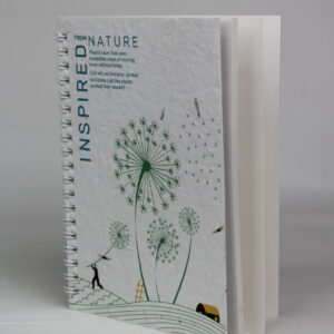 Eco Wired Plantable Notepad - Sustainable 5"x7" Stationery
